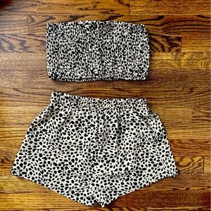 2 piece leopard set